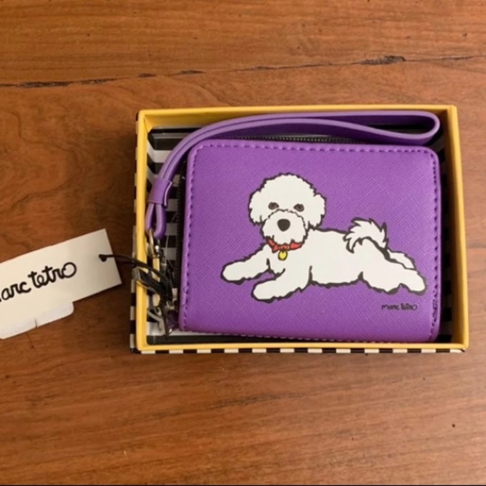 NIB Marc Tetro Bichon Wrist Wallet